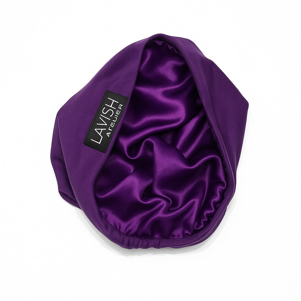 Satin Lined Beanies Cropped Slouch