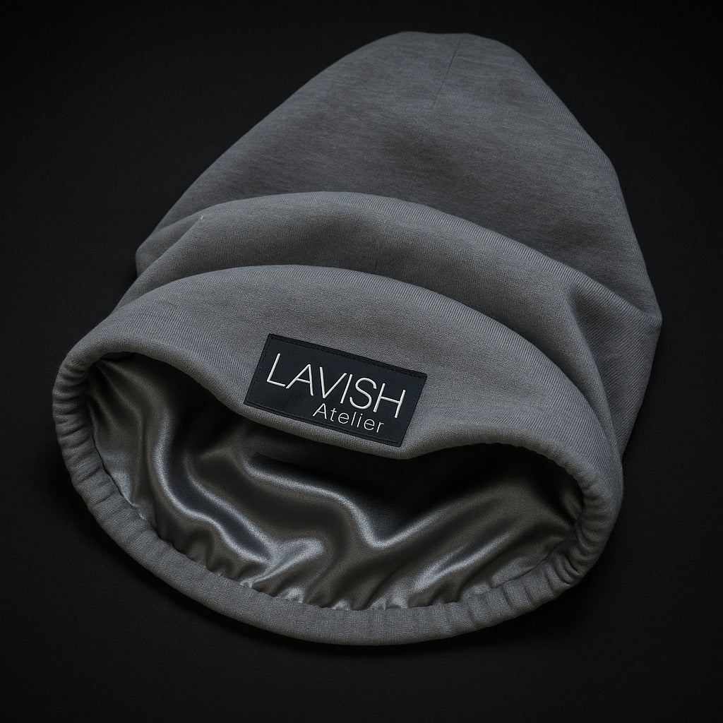 Satin Lined Beanies Cropped Slouch