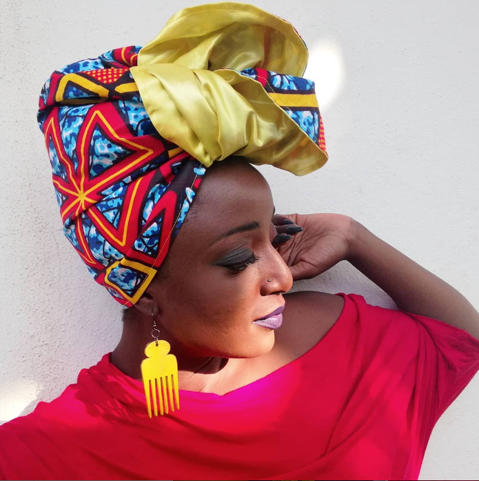 silk lined ankara turban wrap